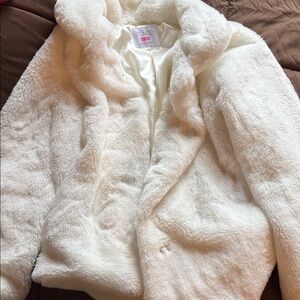 PALACE Cream Teddy Jacket
